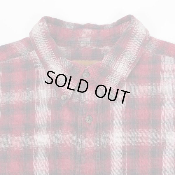画像3: 00's ST JOHN'S BAY フランネル ボタンダウンシャツ "Ombre Plaid" (3)