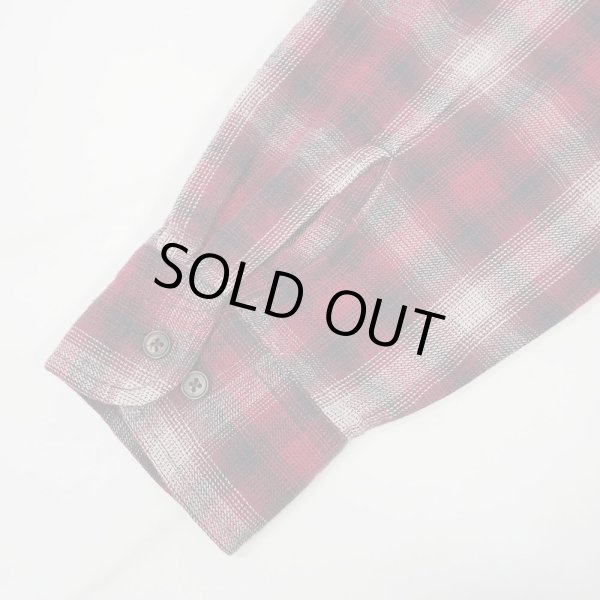 画像4: 00's ST JOHN'S BAY フランネル ボタンダウンシャツ "Ombre Plaid" (4)