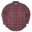 画像1: 90's NORTHWEST TERRITORY アクリル フランネルシャツ "DEADSTOCK / Red Plaid" (1)
