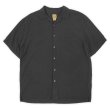 画像1: 90's Jos.A.BANK S/S オープンカラーシャツ "BLACK / SILK" (1)