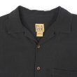 画像3: 90's Jos.A.BANK S/S オープンカラーシャツ "BLACK / SILK" (3)