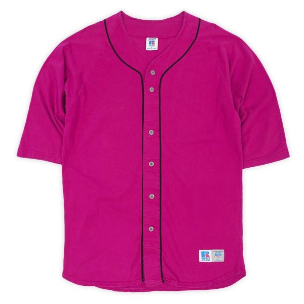 画像1: 90's RUSSELL ベースボールシャツ "HIGH COTTON / MADE IN USA" (1)