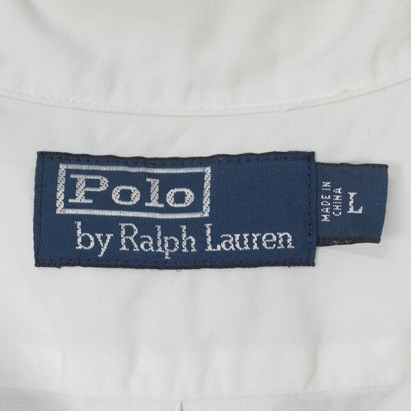 画像2: 90's Polo Ralph Lauren S/S オープンカラーシャツ "裾ポニー" (2)