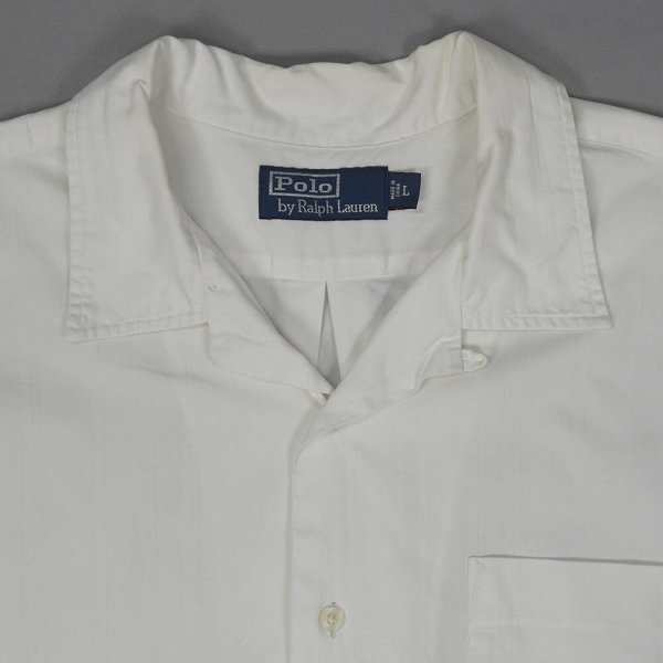 画像3: 90's Polo Ralph Lauren S/S オープンカラーシャツ "裾ポニー" (3)