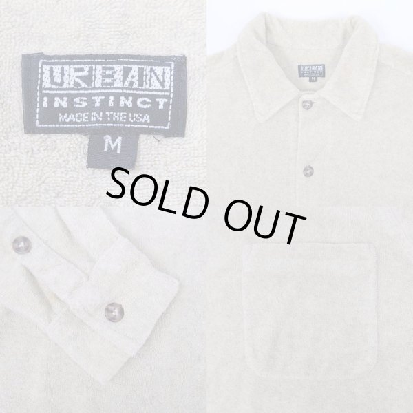 画像3: 90's URBAN INSTINCT L/S パイルシャツ "MADE IN USA” (3)