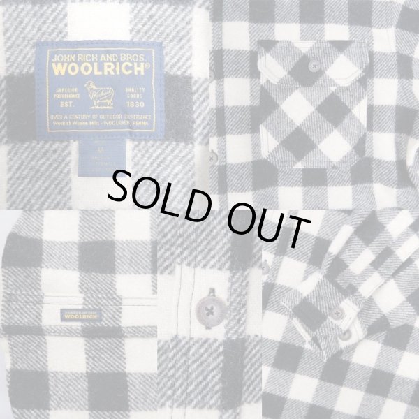 画像3: Woolrich ブロックチェック柄 ウールシャツ (3)