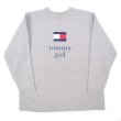 画像1: 90's TOMMY HILFIGER ロゴスウェット (1)