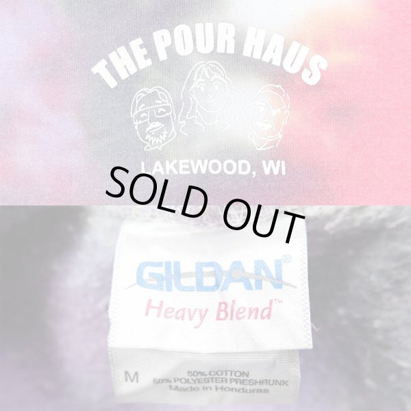 画像3: 00's THE POUR HAUS タイダイ染め スウェットパーカー (3)