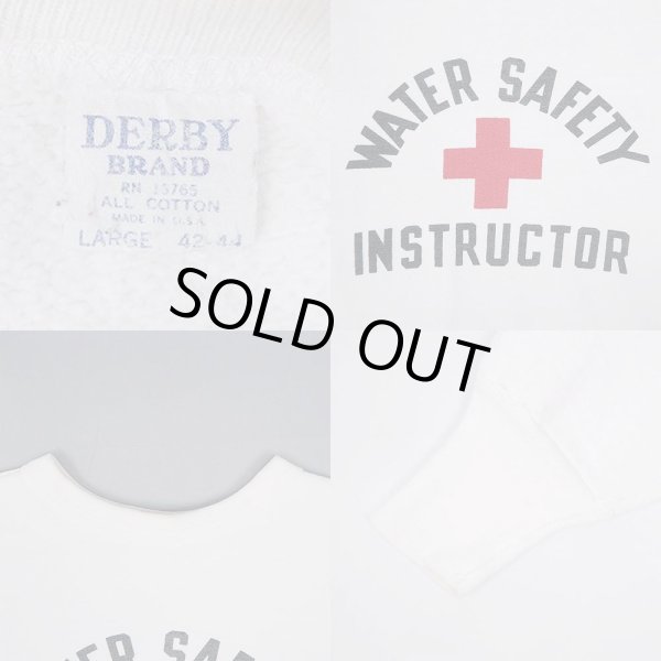 画像3: 50-60's Derby Brand 染み込みプリント スウェット "MADE IN USA" (3)