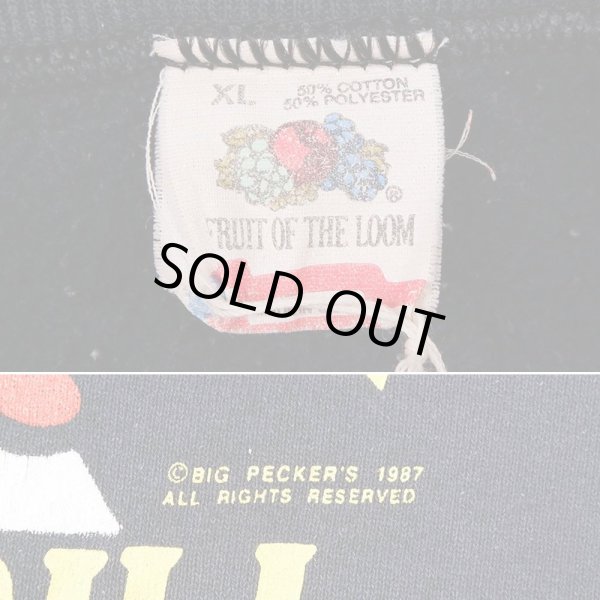 画像3: 80's BIG Pecker's BAR & GRILL スウェット "MADE IN USA" (3)