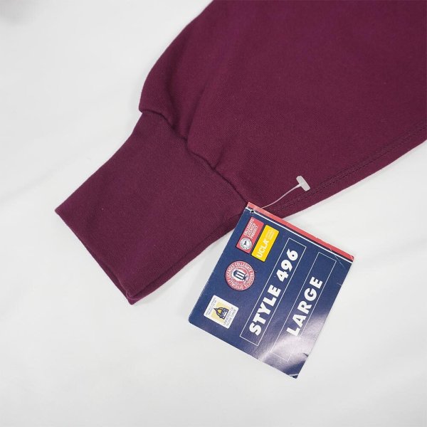 画像3: 90's MV SPORT リバースウィーブタイプ カレッジプリントスウェット "DEADSTOCK" (3)