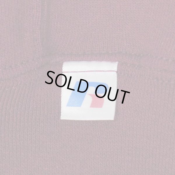 画像3: 00's RUSSELL リバースウィーブタイプ ブランクスウェット "Burgundy / DEADSTOCK" (3)