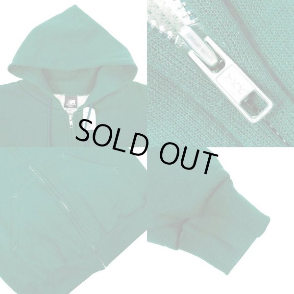 画像4: 80's ACE SPORTWEAR フルZIP スウェットパーカー “GREEN / DEADSTOCK” (4)