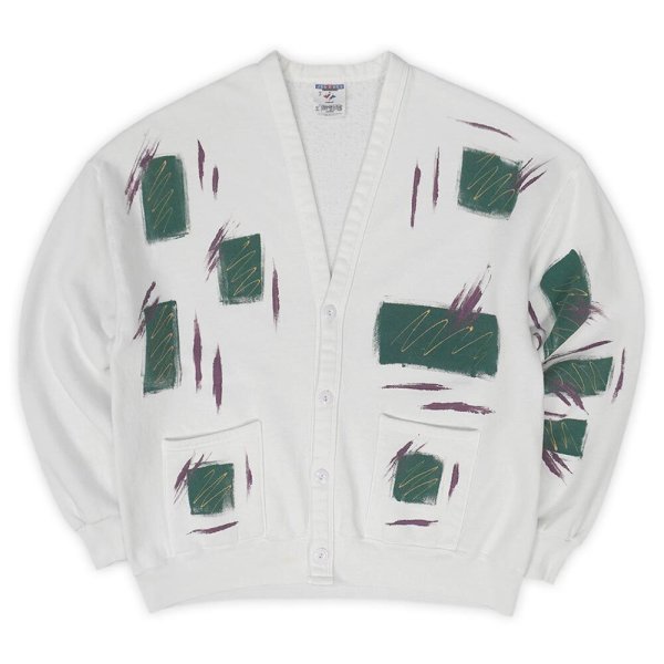 画像1: 90-00's JERZEES スウェットカーディガン "MADE IN USA" (1)