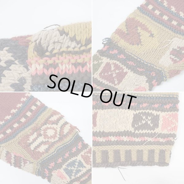 画像4: 90's Eddie Bauer 総柄 コットンニット (4)