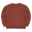 画像1: 00's croft & barrow コットンニット "ORANGE & BROWN MIX" (1)