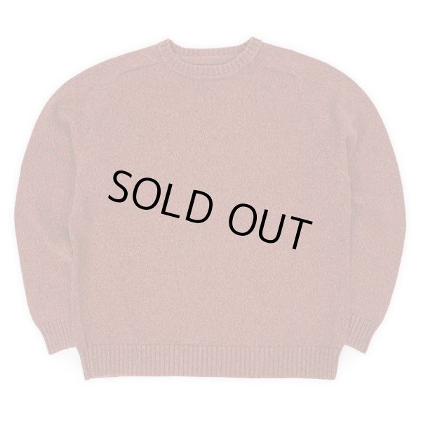 画像1: 00's croft & barrow コットンニット "ORANGE & BROWN MIX" (1)