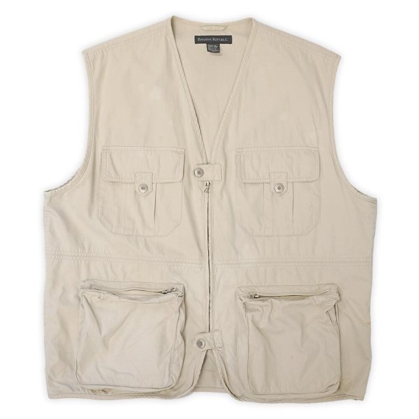 画像1: Early 00's Banana Republic フィールドベスト (1)