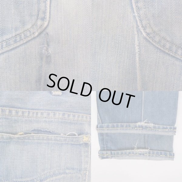 画像5: Early 70's Lee 101Z デニムパンツ "サイド黒タグ / MADE IN USA" (5)