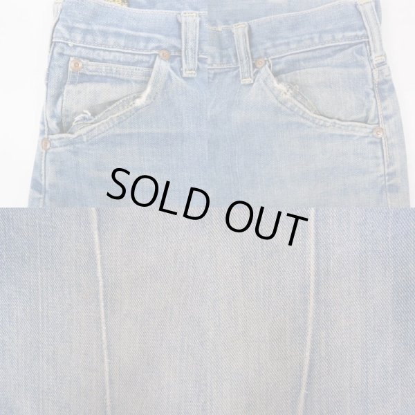 画像6: Early 70's Lee 101Z デニムパンツ "サイド黒タグ / MADE IN USA" (6)