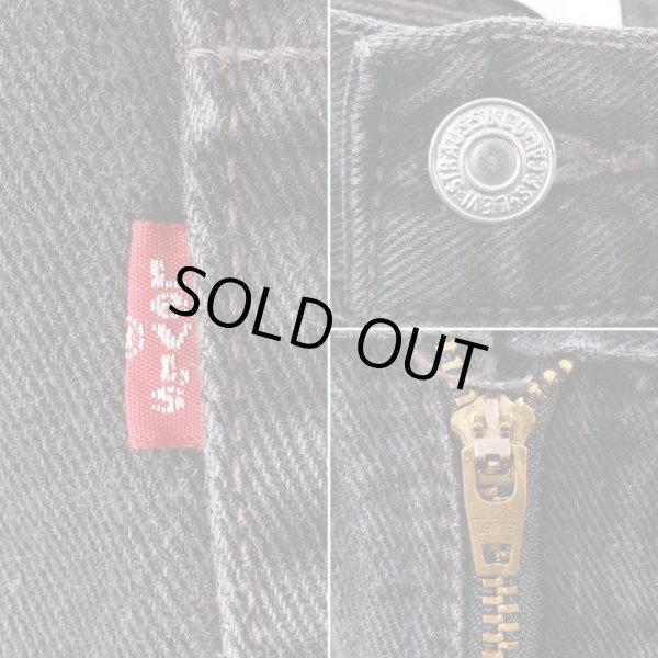 画像4: 00's Levi's 550 ブラックデニムパンツ "MADE IN USA" (4)