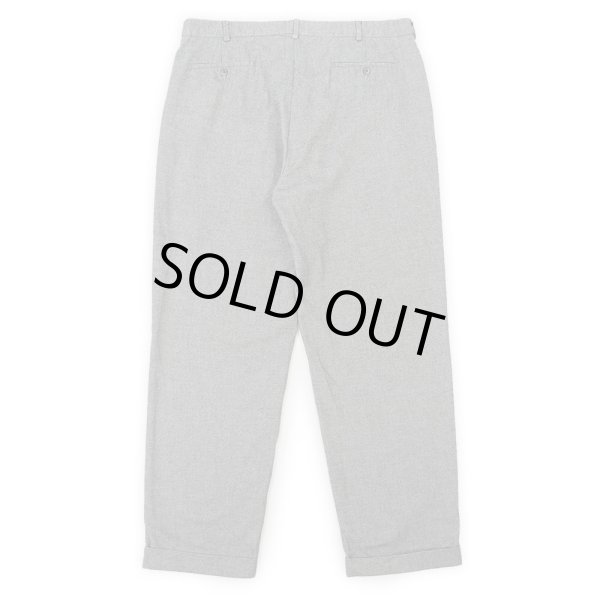 画像2: 90's Polo Ralph Lauren 1タック トラウザー “COTTON × WOOL” (2)