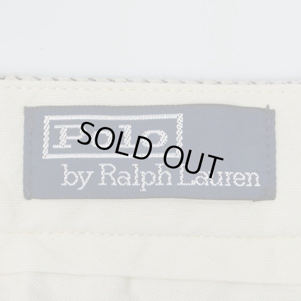 画像3: 90's Polo Ralph Lauren 2タック コットンリネントラウザー ”W33 L30" (3)