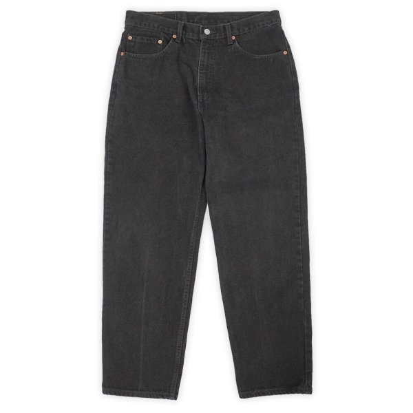 画像1: Late 90's Levi's 550 ブラックデニムパンツ “W34 L30” (1)