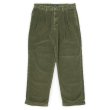 画像1: Late 90's DOCKERS 2タック 太畝コーデュロイトラウザー "OLIVE / W33 L29" (1)