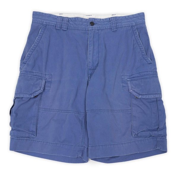 画像1: 00's Polo Ralph Lauren 6ポケット カーゴショーツ "BLUE / W34" (1)