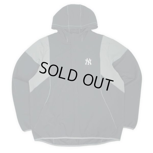画像1: 00's New York Yankees ソフトシェルフーディー "Made by Majestic" (1)