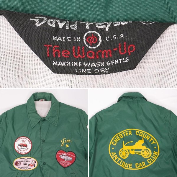 画像2: 80's CHESTER COUNTY ANTIQUE CAR CLUB ナイロンコーチジャケット "MADE IN USA / Patch Custom" (2)