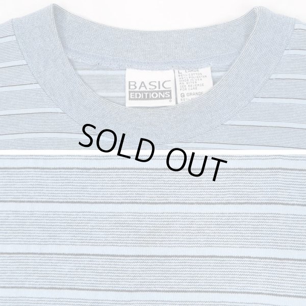 画像3: 90's Basic Editions マルチボーダーTシャツ "MADE IN USA" (3)