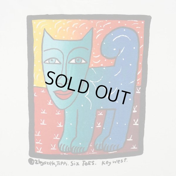 画像2: Early 00's Zbyszek And Tippi Koziol アートTシャツ "Six Toes" (2)