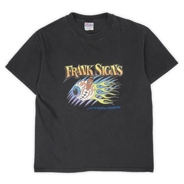 画像1: 90-00's FRANK SIGNS 両面プリントTシャツ “Hanes BEEFY body” (1)