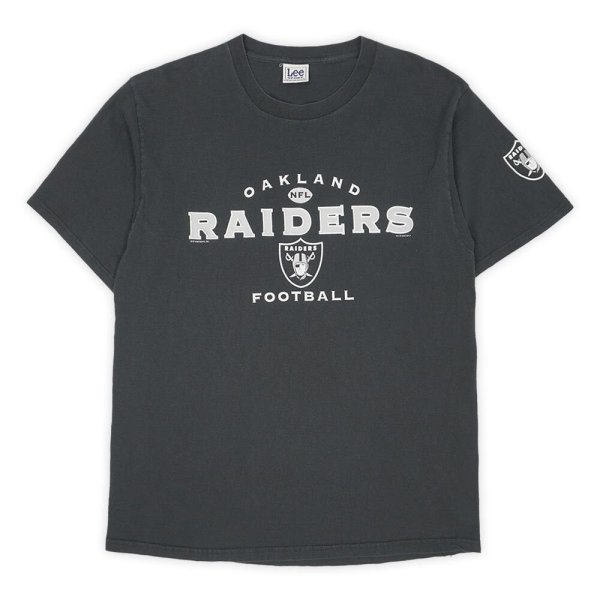 画像1: 90-00's OAKLAND RAIDERS ロゴプリントTシャツ (1)