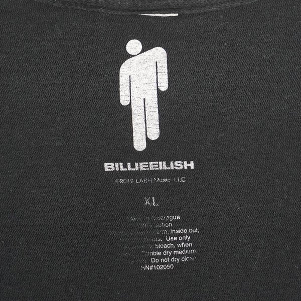 画像2: 00's BILLIE EILISH L/S プリントTシャツ "DON'T SMILE AT ME" (2)