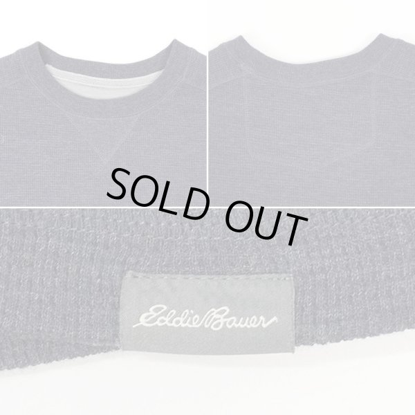 画像4: Eddie Bauer 前V サーマルカットソー "DEADSTOCK / NAVY" (4)