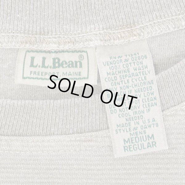 画像2: 90's L.L.Bean L/S ボーダー柄 カットソー "MADE IN USA" (2)