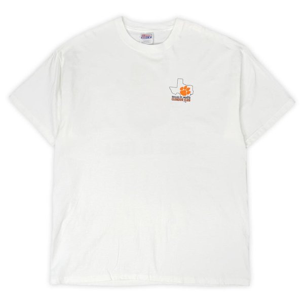 画像2: 90's CLEMSON CLUB 両面プリントTシャツ (2)