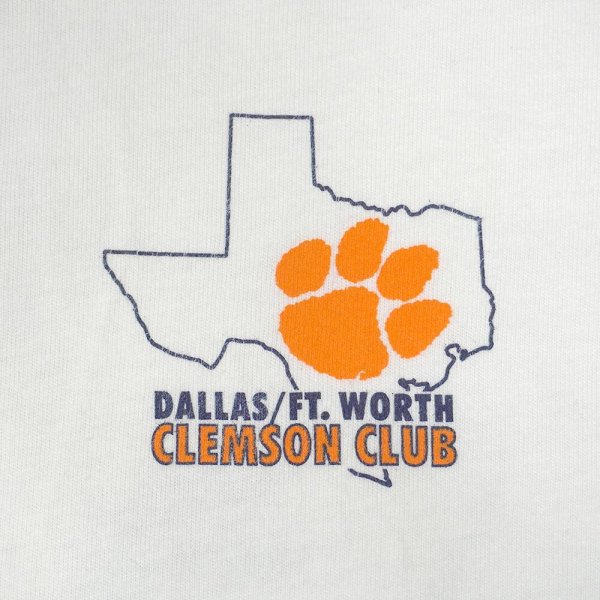 画像4: 90's CLEMSON CLUB 両面プリントTシャツ (4)
