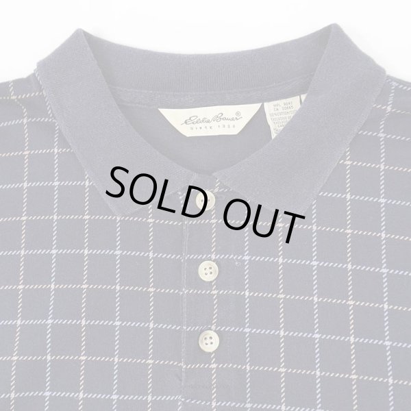 画像3: 90's Eddie Bauer L/S ポロシャツ "白タグ" (3)