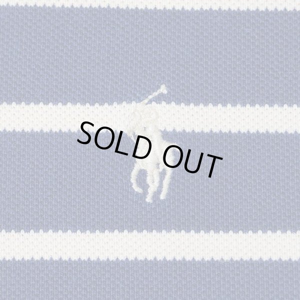 画像3: 90's Polo Ralph Lauren ボーダー柄 L/S ポロシャツ (3)