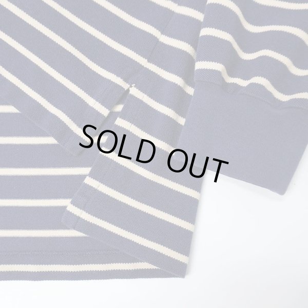 画像4: 90's Polo Ralph Lauren ボーダー柄 L/S ポロシャツ (4)