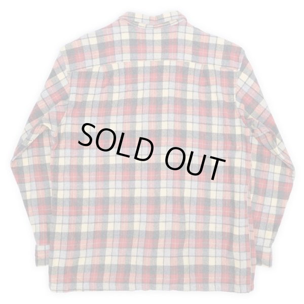 画像2: 00's Pendleton オープンカラー ウールシャツ (2)