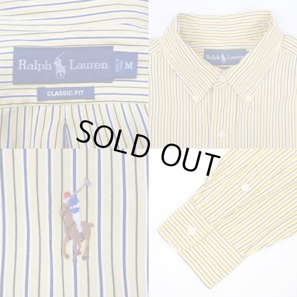 画像3: 00's Polo Ralph Lauren マルチストライプ柄 ボタンダウンシャツ (3)