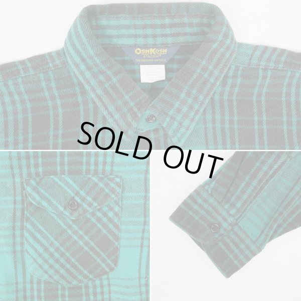 画像4: 80's OSHKOSH ヘビーネルシャツ "size XXL" (4)
