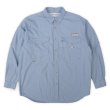 画像1: 90's Columbia PFG フィッシングシャツ “BLUE” (1)