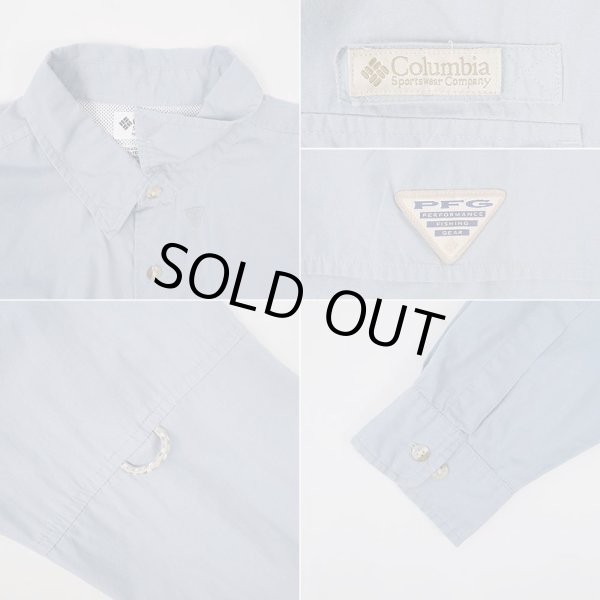 画像4: 90's Columbia PFG フィッシングシャツ “BLUE” (4)