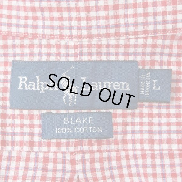 画像2: 90's Polo Ralph Lauren S/S ボタンダウンシャツ "BLAKE" (2)